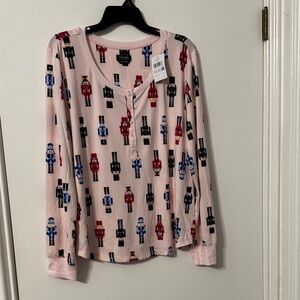 Kate Spade Pink Nutcracker Pajama set